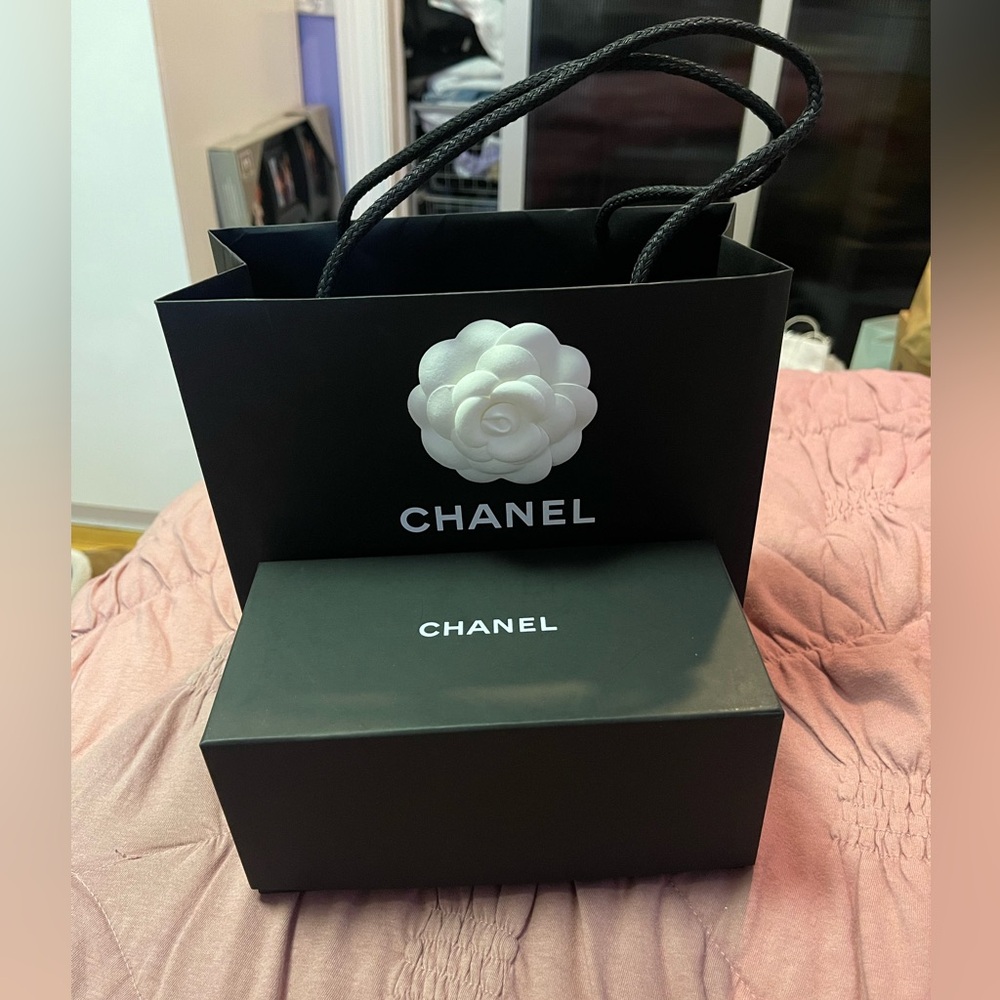 Brand new Chanel store bag and box
